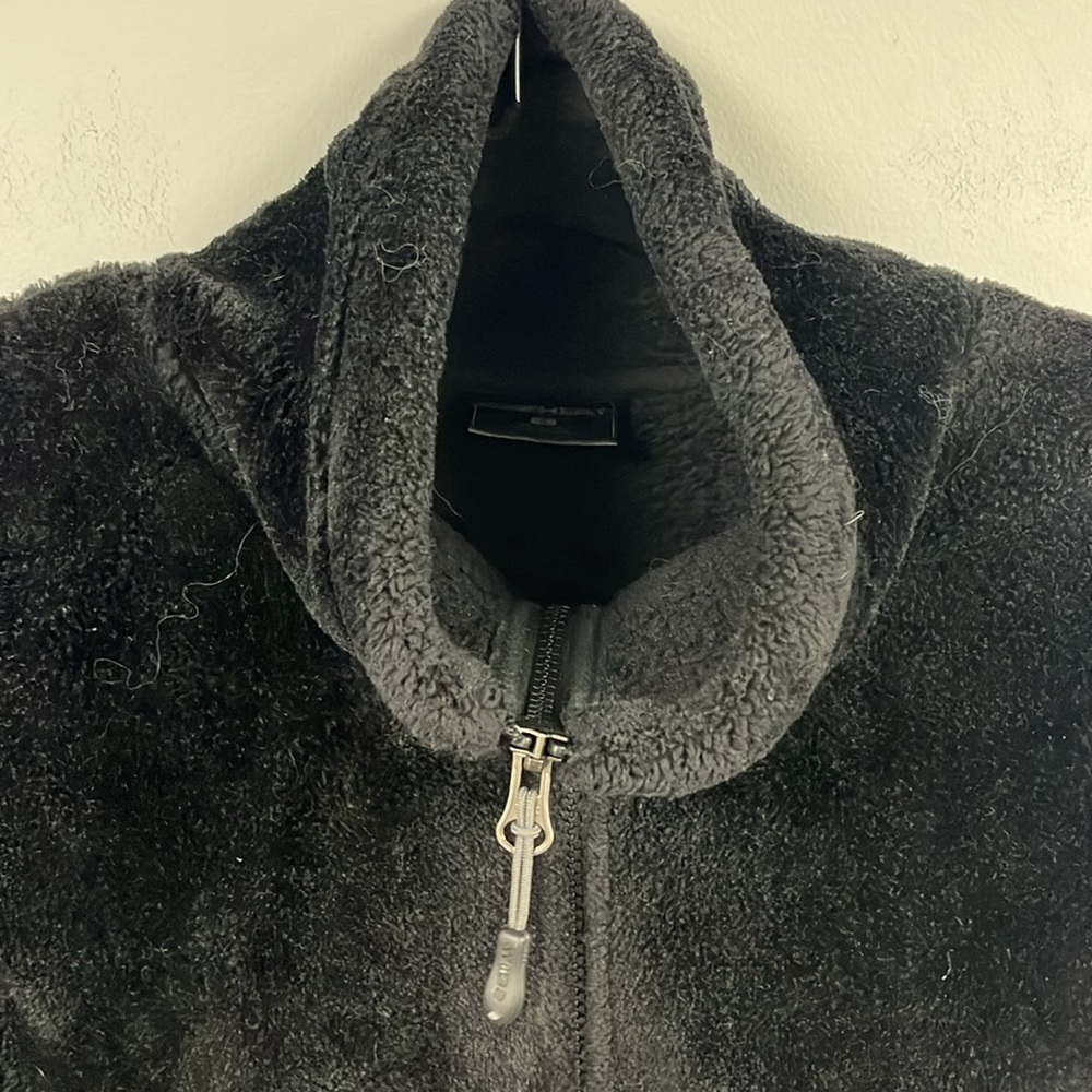 32 Degrees Heat Black Fleece Fill Zip Jacket - Picture 4 of 7